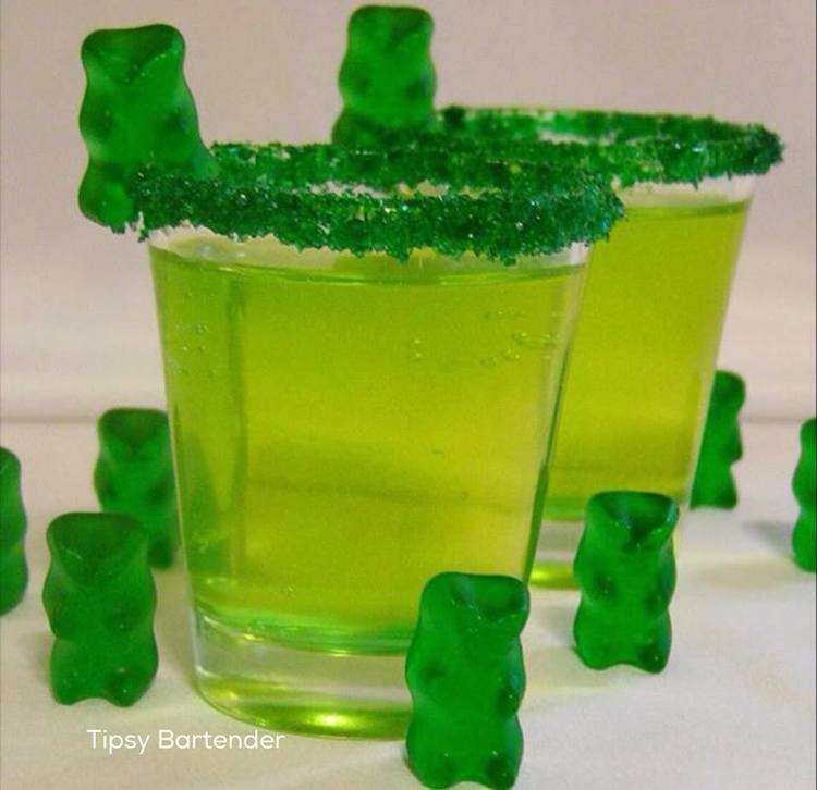 GREEN+GUMMY+BEAR+SHOTS