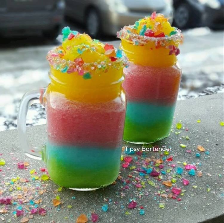 Jolly Rancher Smash Cocktail