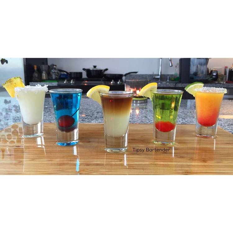 Five Cocktail Shots