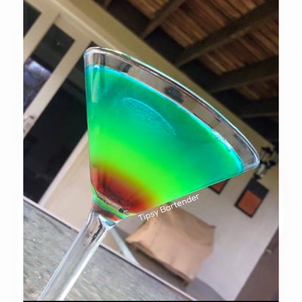 Nuclear Rainbow Cocktail