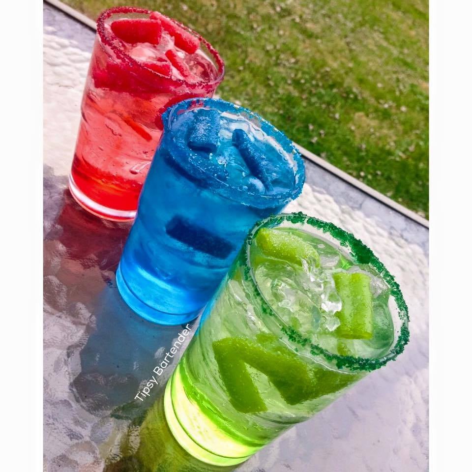 Sour Green, Red, and Blue