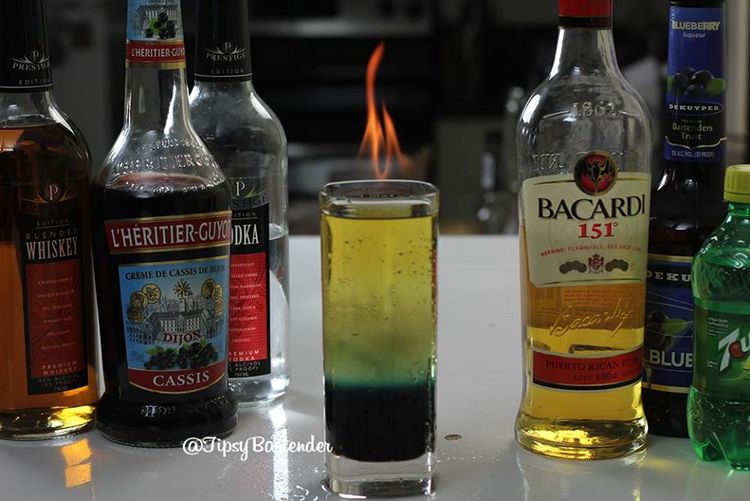Flaming Moe Cocktail