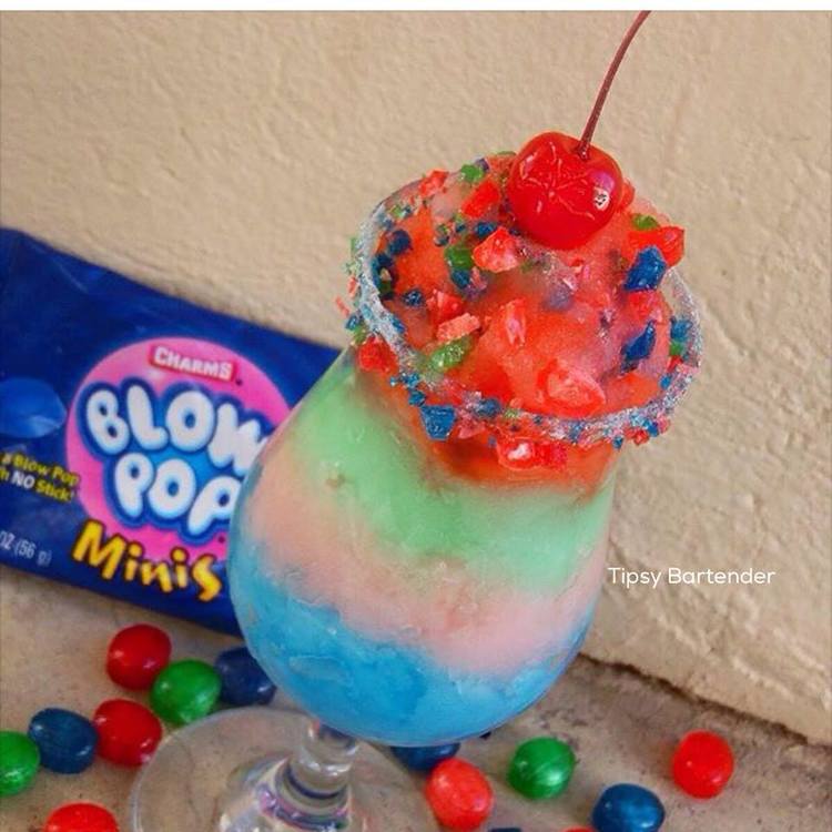 Blow Pop Blast Cocktail