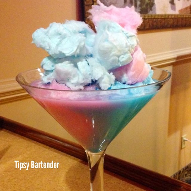 Cotton Candy Martini Cocktail