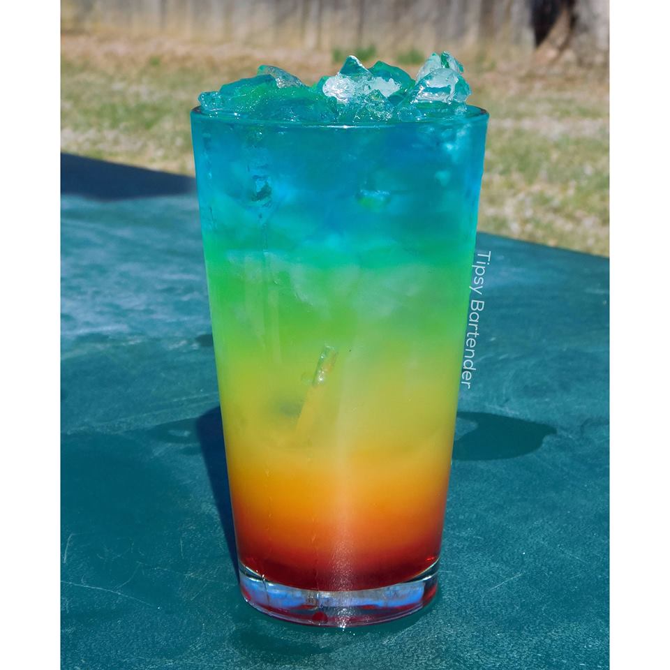 The Perfect Rainbow Cocktail