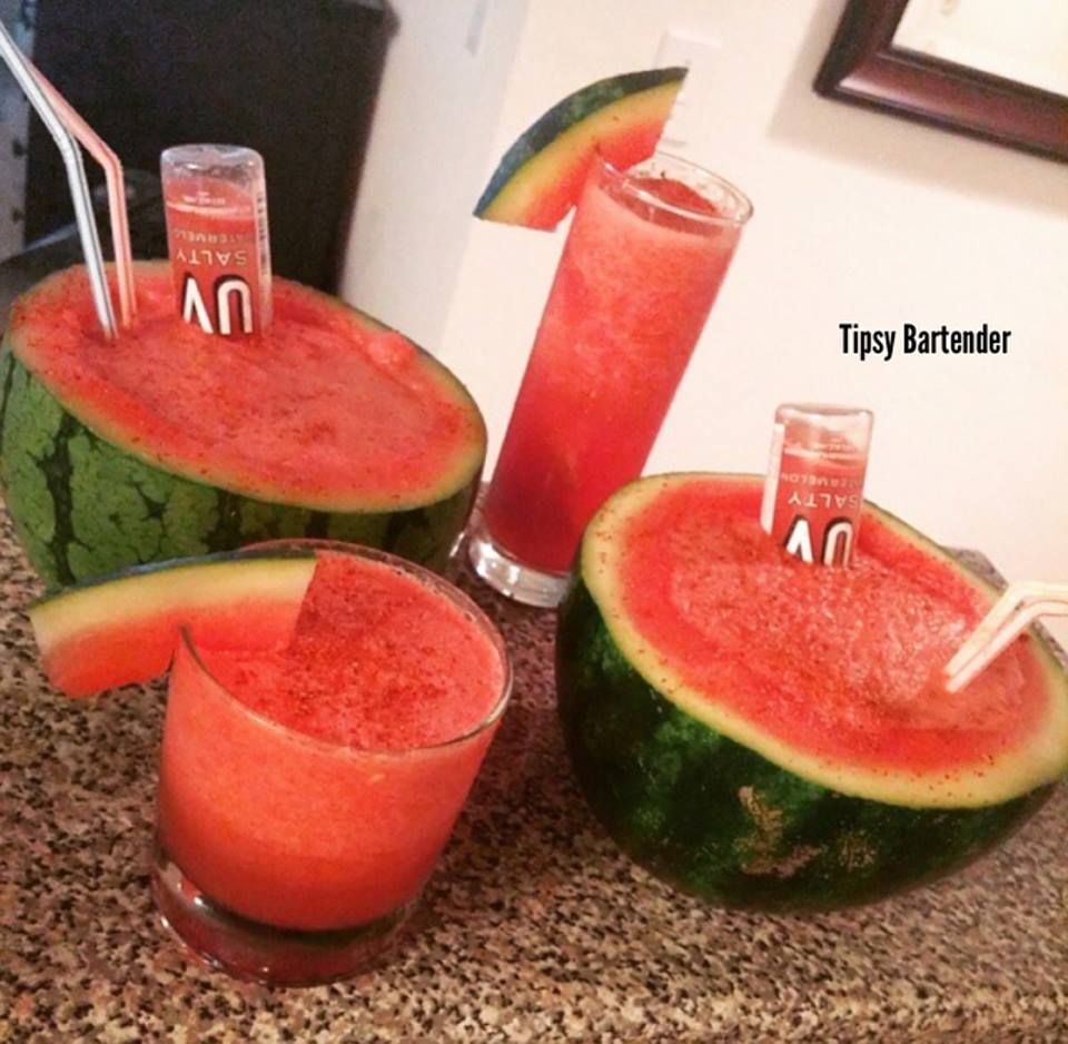 Salty Watermelon Cocktail