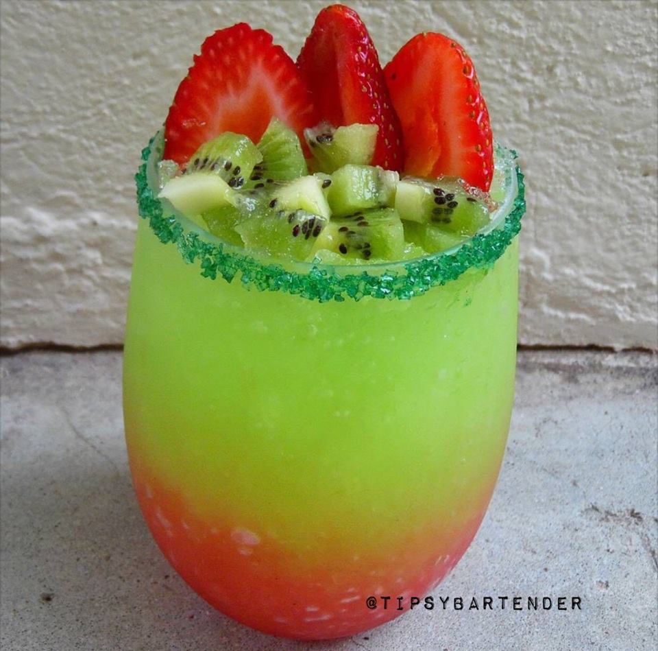 Kiwi Berry Refresher Cocktail