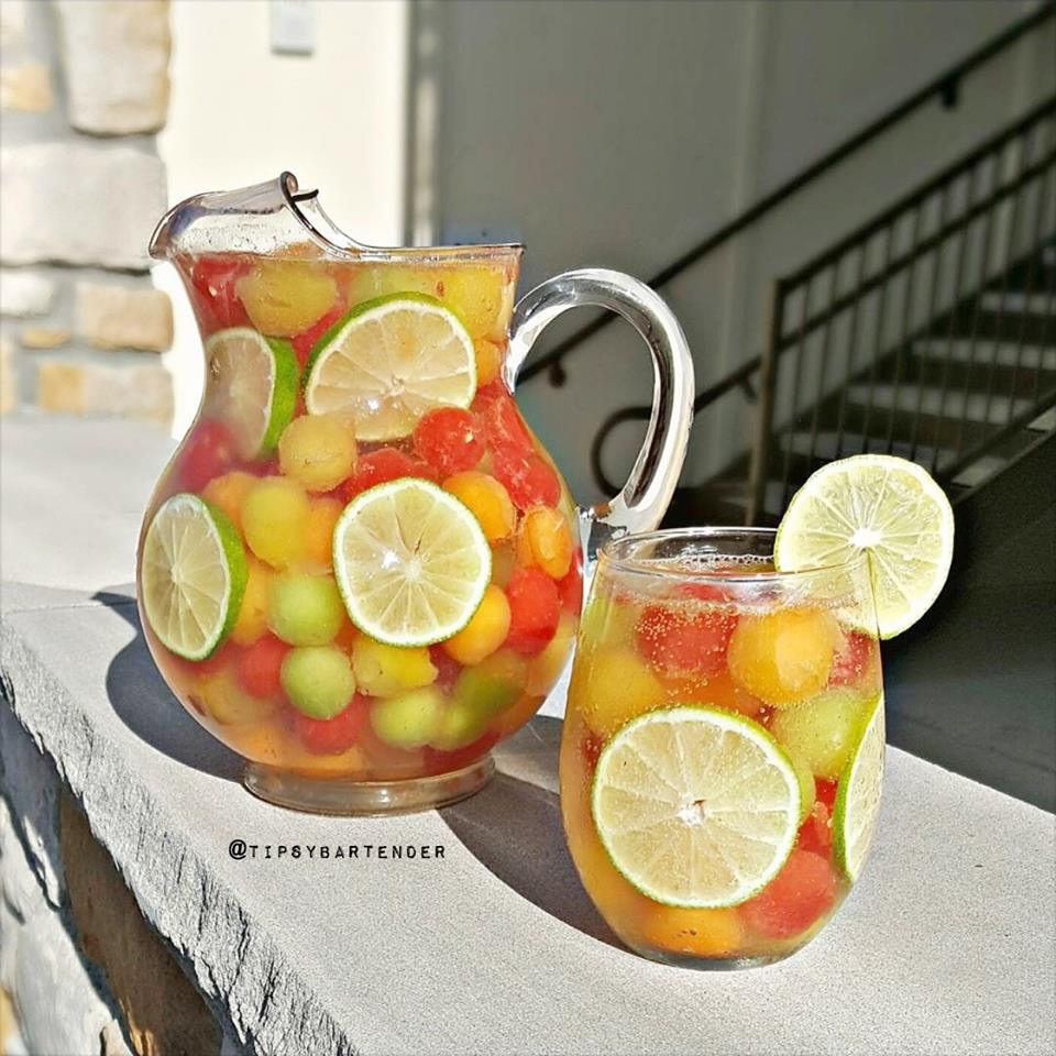 Sparkling Melon Sangria