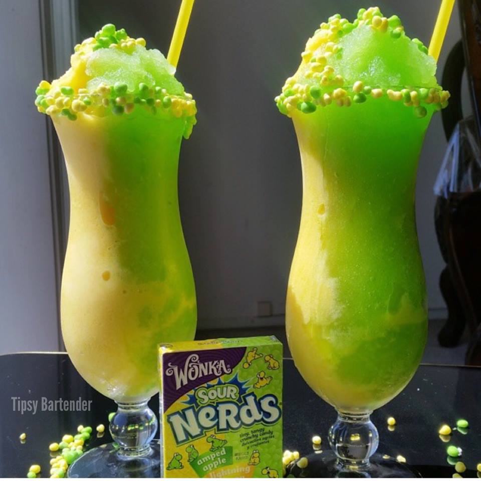 Nerds Sour Candy Cocktail