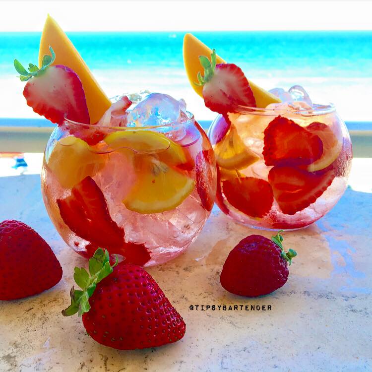 Mango Strawberry Sangria