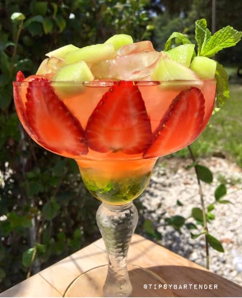 Strawberry Melon Margarita