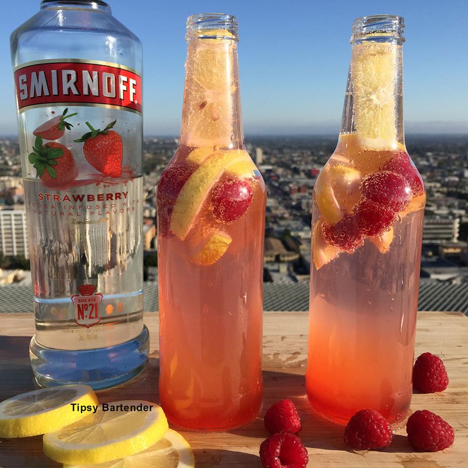 Raspberry Lemonade Spritzer Cocktail