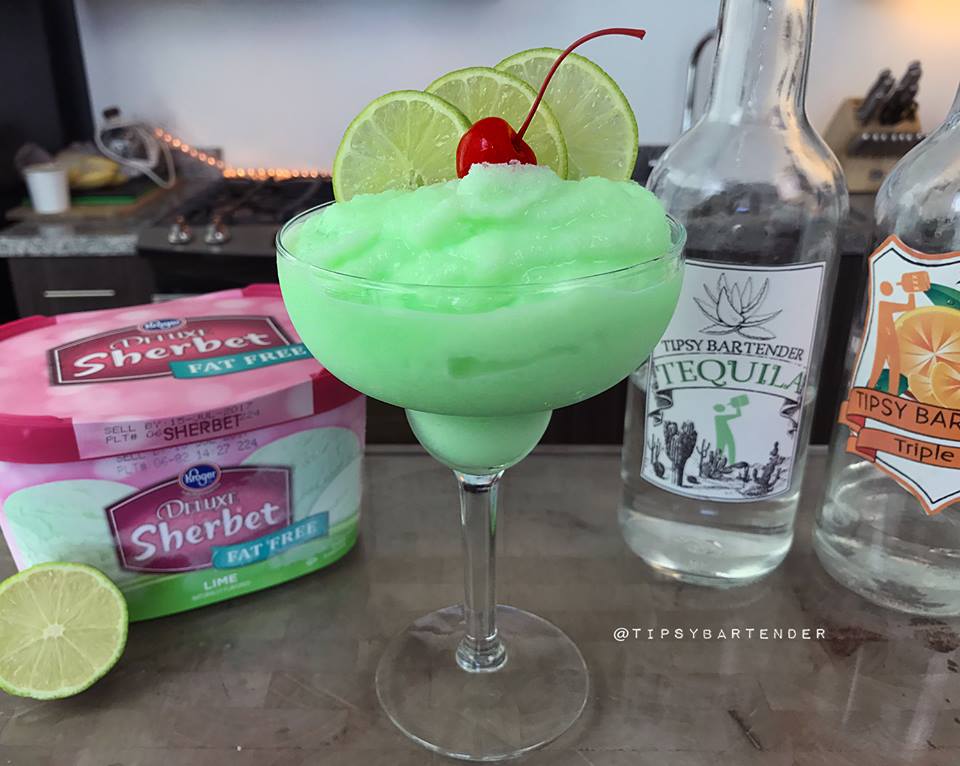 Lime Sherbet Margarita